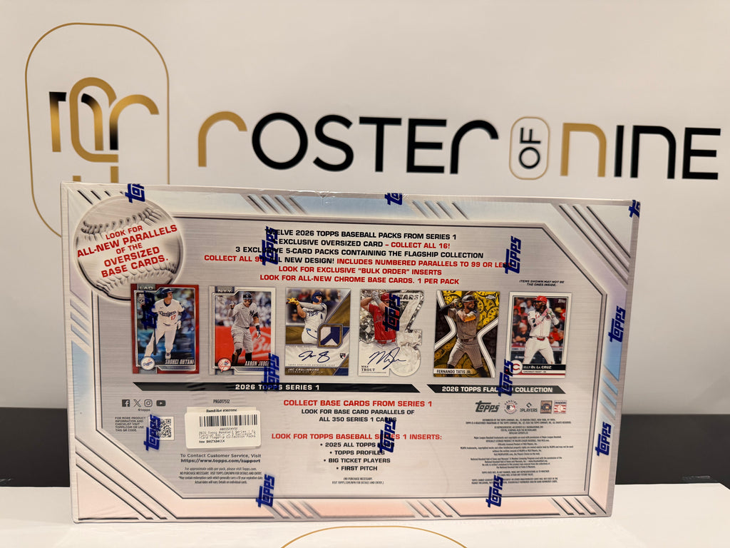 2026 Topps Baseball Series 1 – The Flagship Collection Super Box