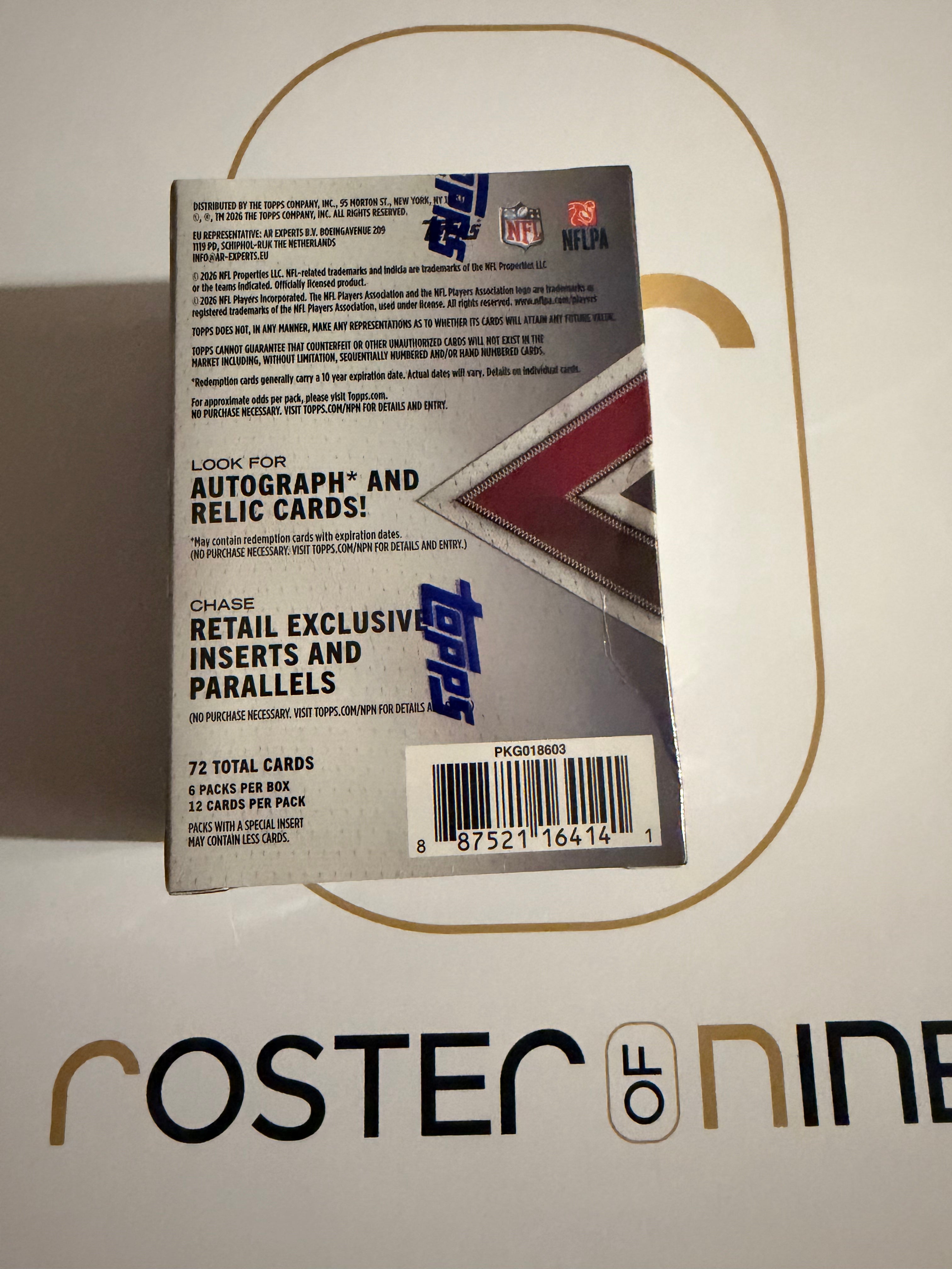 2026 Topps Flagship Football – Blaster Box