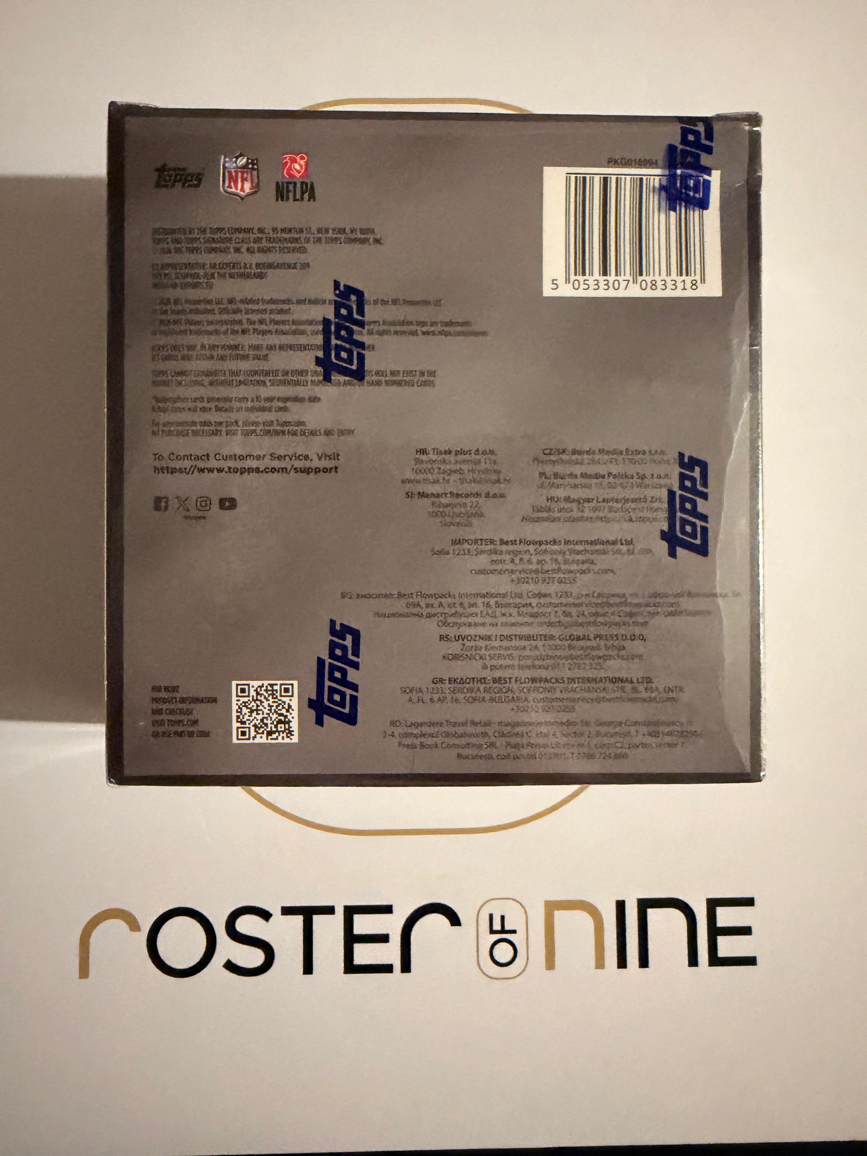 2025 Topps Signature Class Football – Mega Box NFL